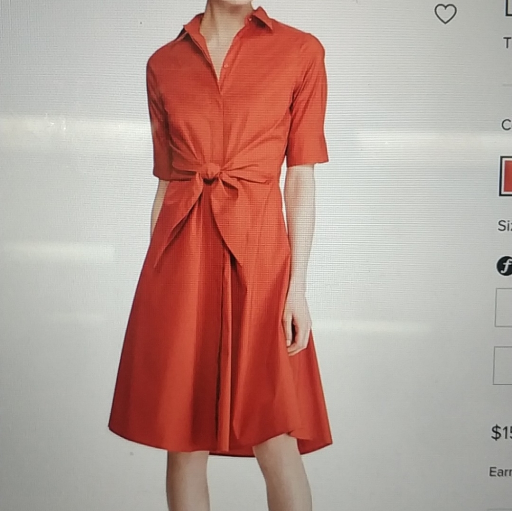 Ralph Lauren Linen Shirtdress Rose